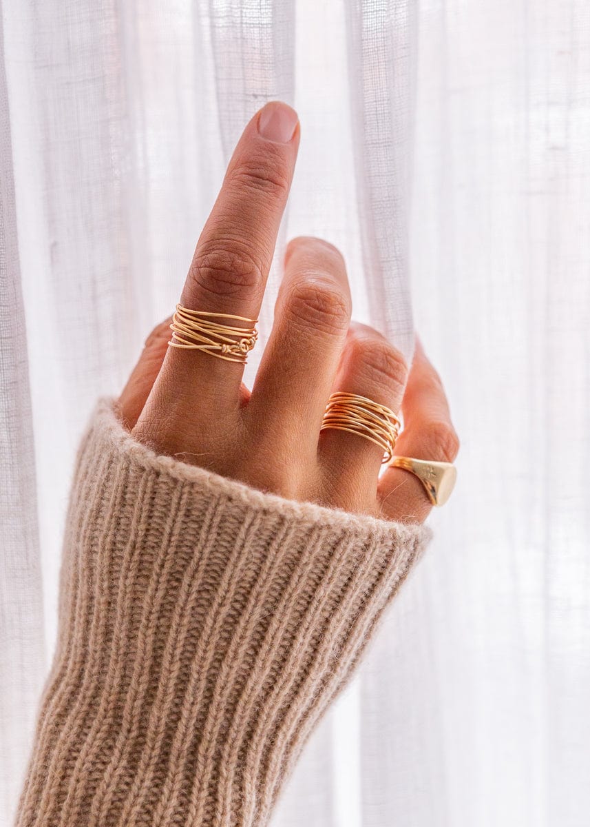 Gold Coiled Ring