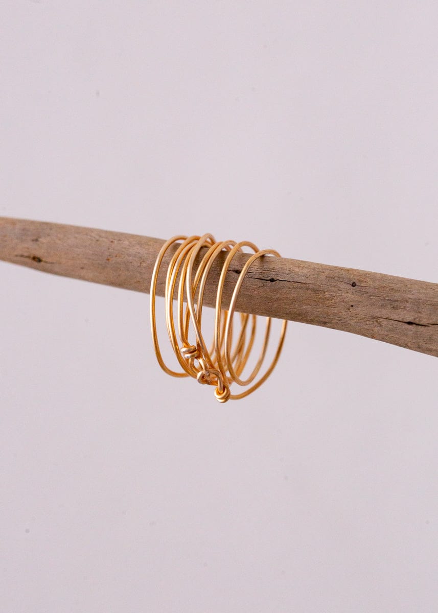 Gold Coiled Ring