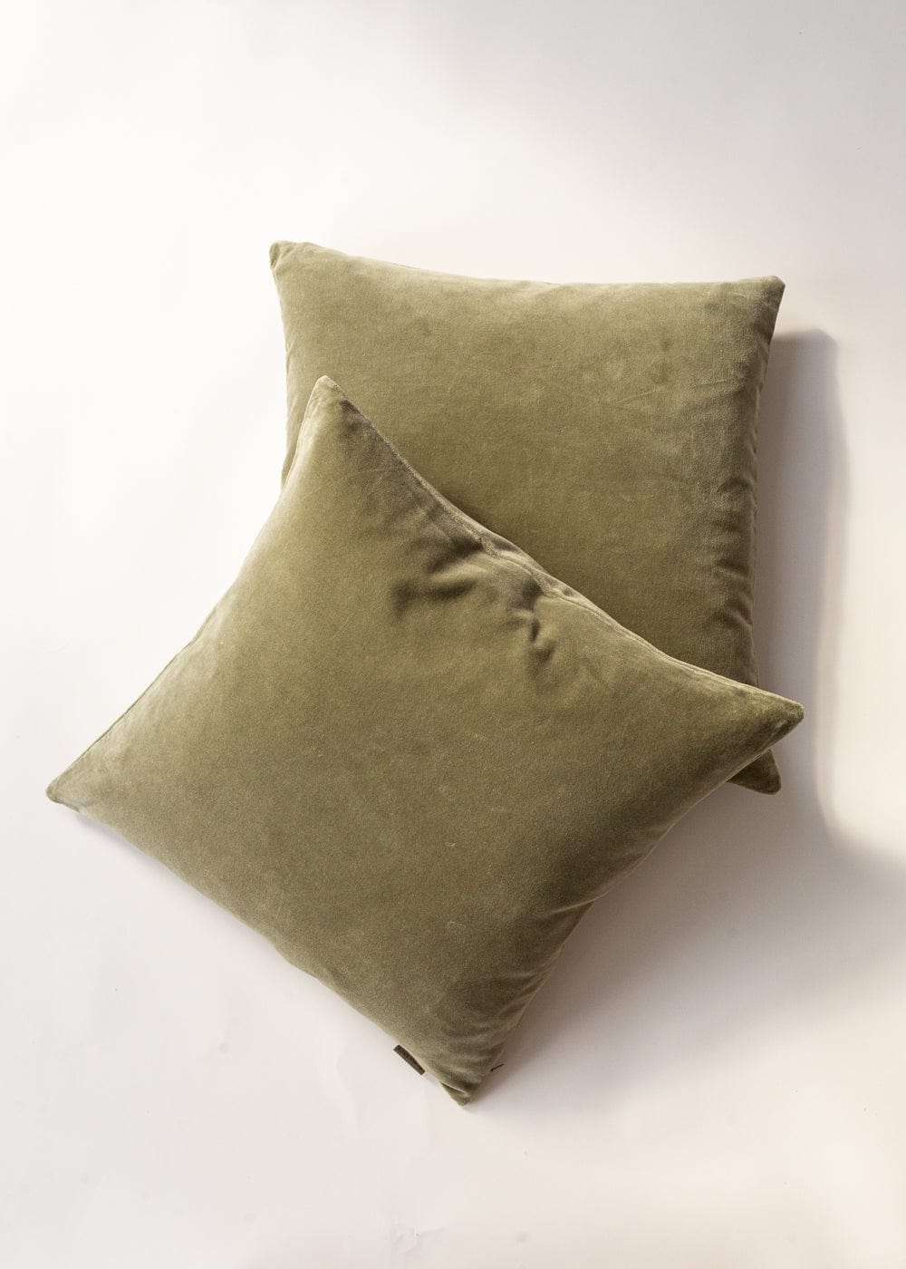 Velvet Cushion - Seagrass