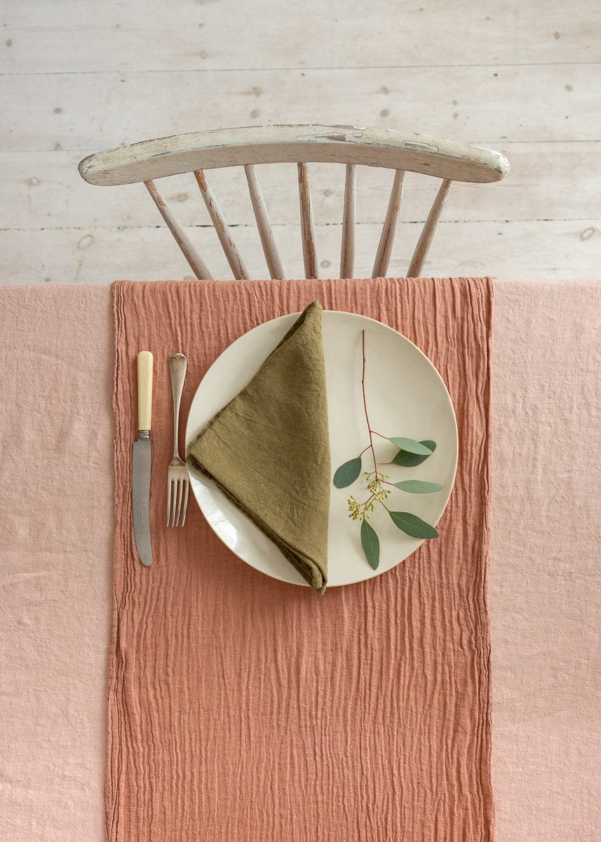 French Linen Napkins – Khaki