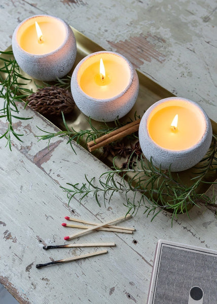 Hand-poured Mineral Wax Church Pillar Candles – The Small Home