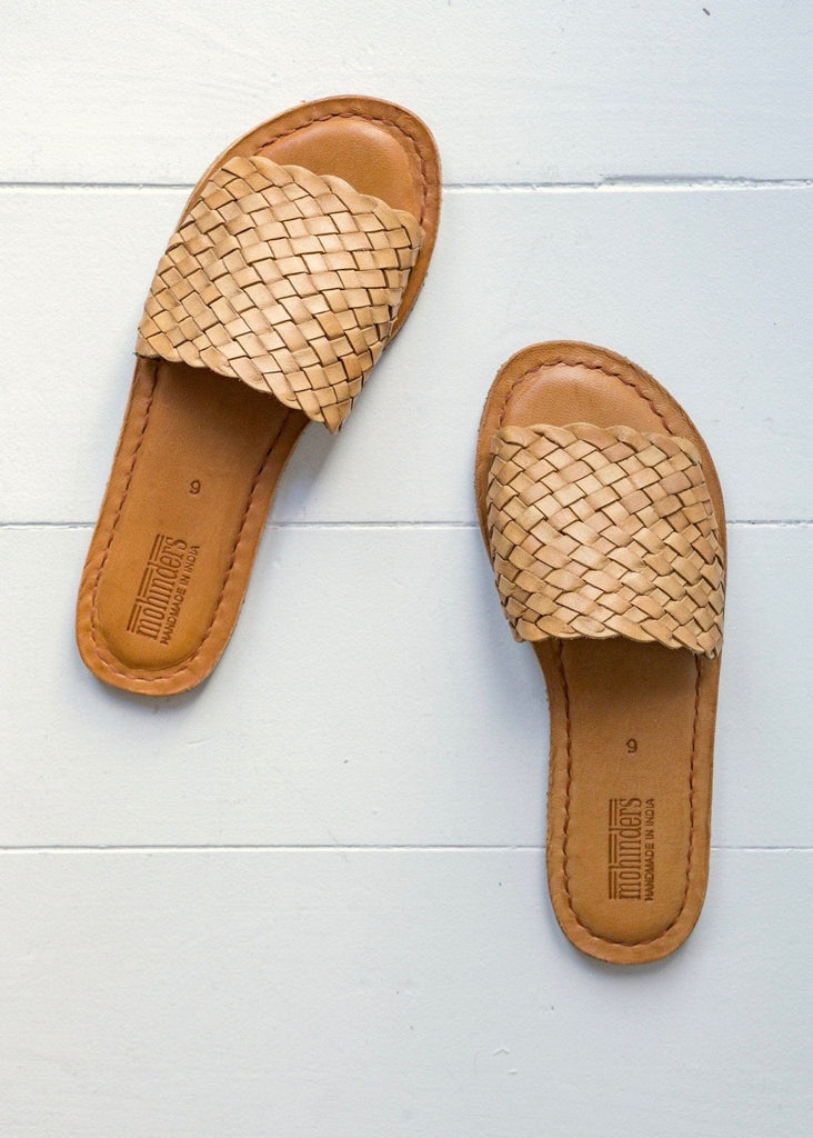 Handmade Mohinders Woven Sandals – Tan 