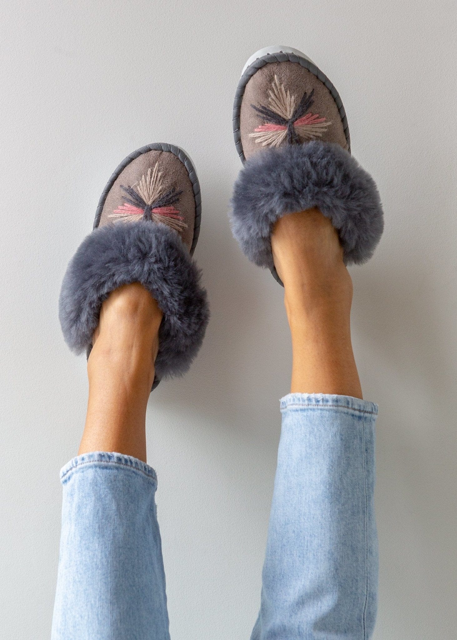 Women's Sheepskin Mules - Winter Sky