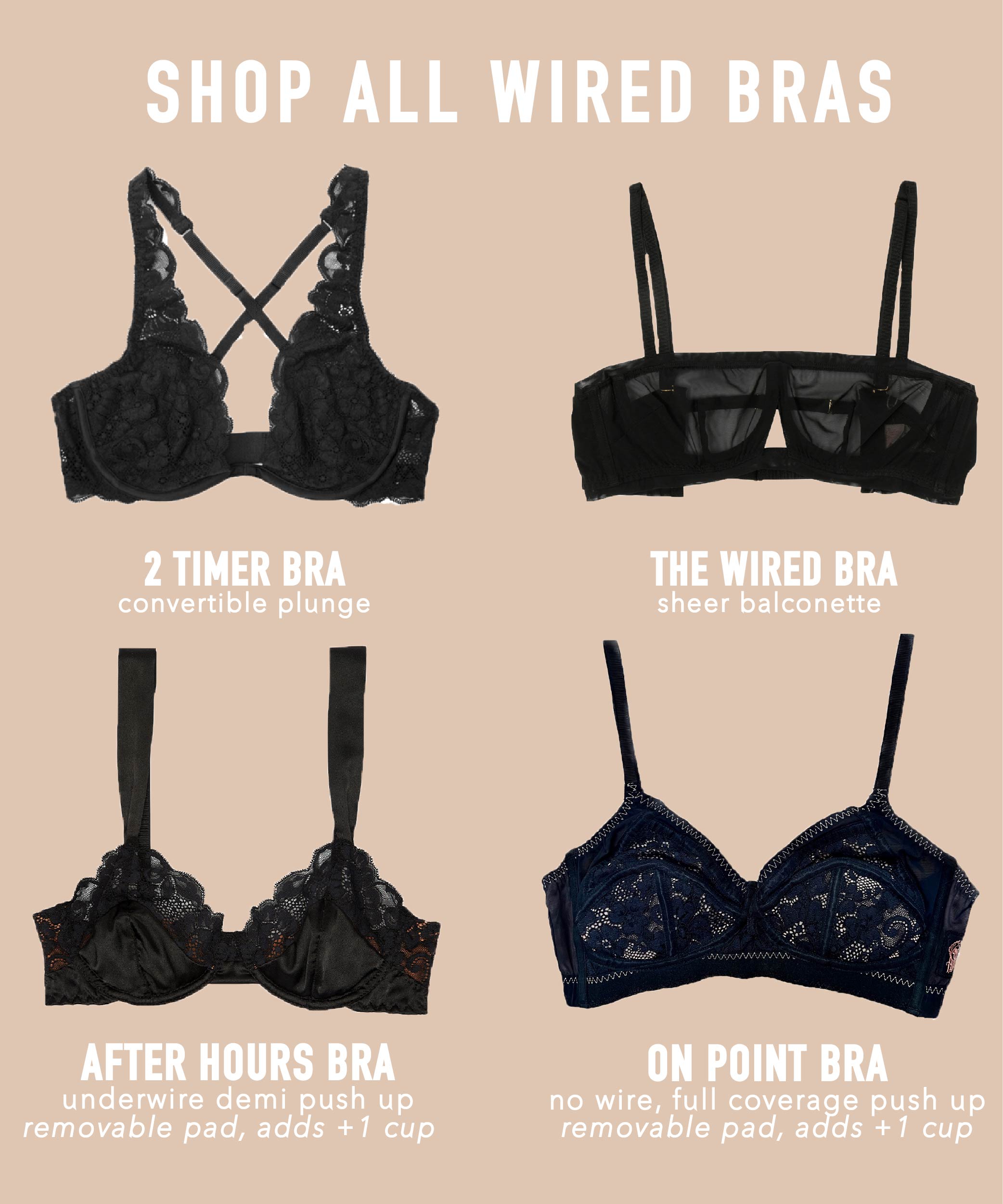 Wired bras
