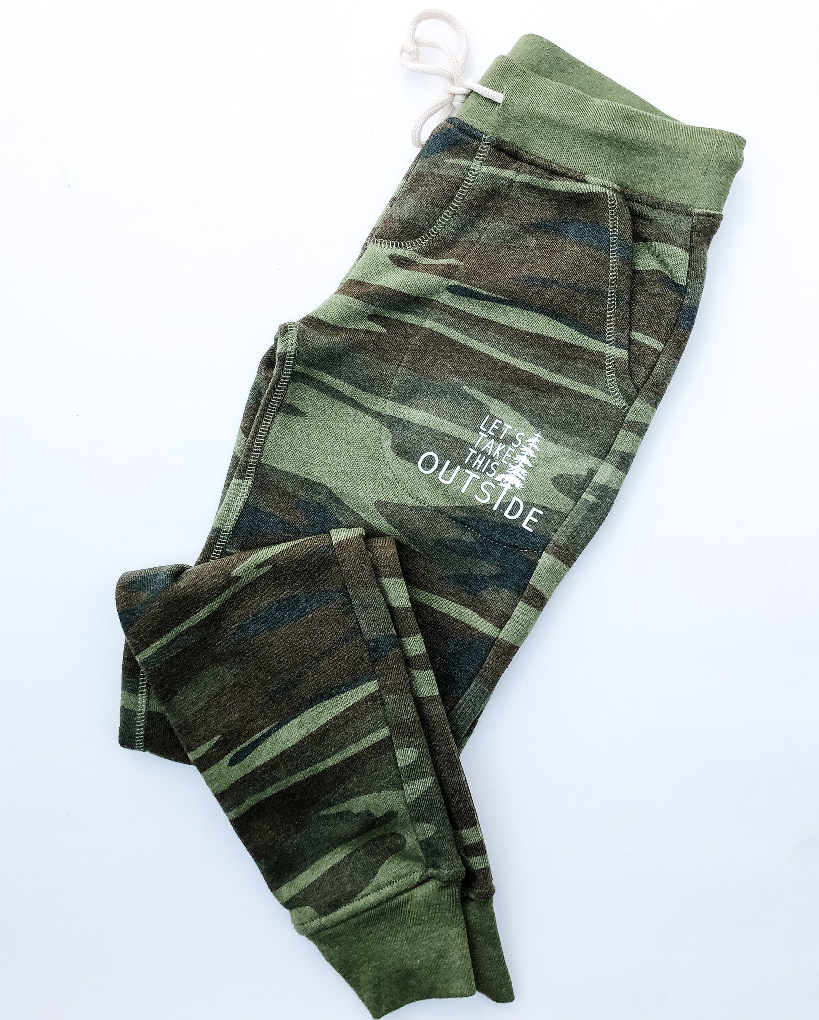 Let's Take This Outside Camo Joggers