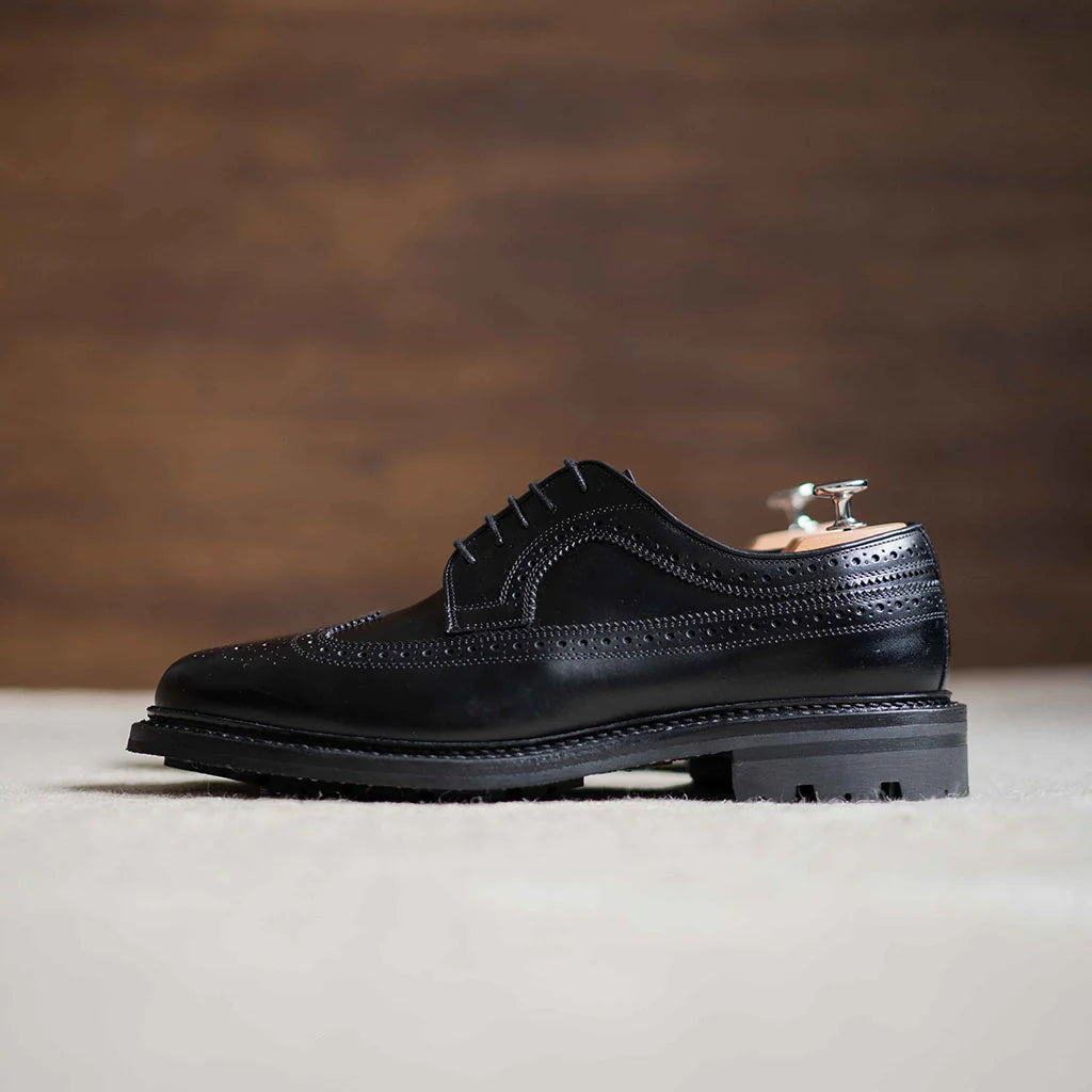 black brogue derby