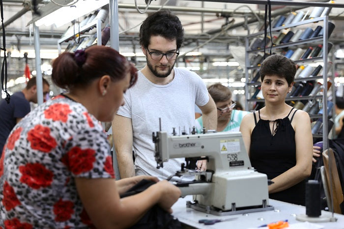 Alexandre at the factory