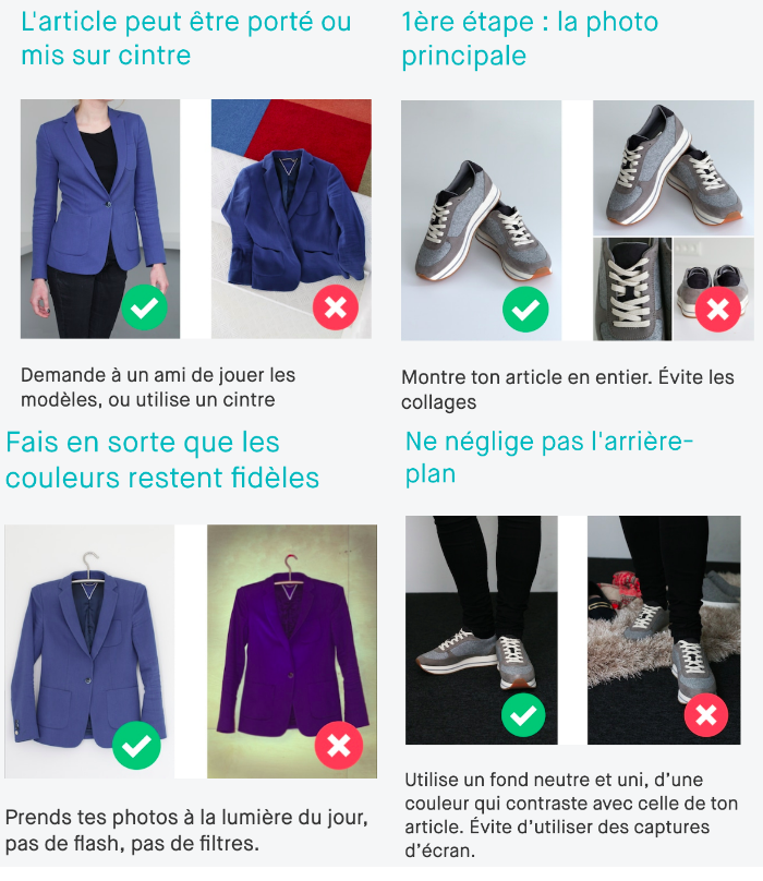 conseil vente vetements vinted