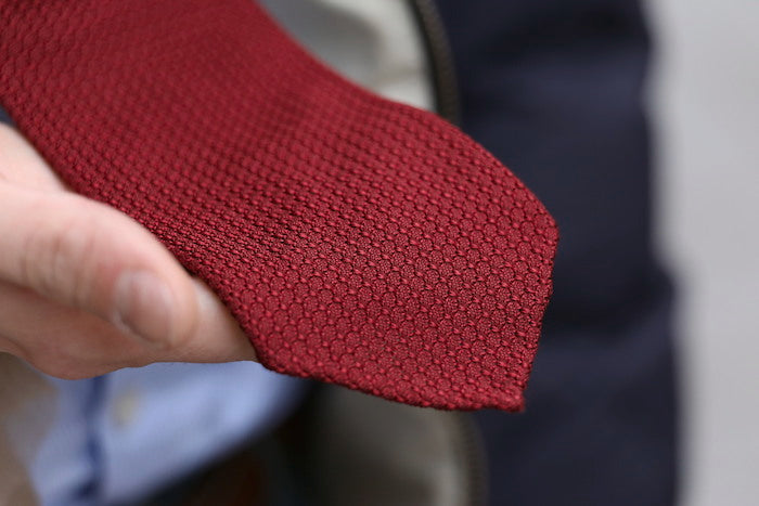 grenadine silk tie