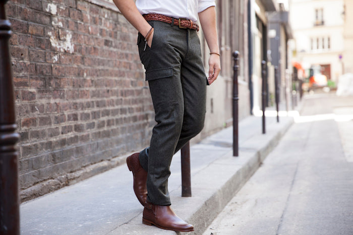 slim fit cargo pants