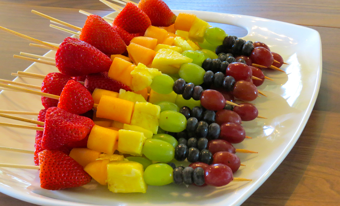 Brochette de fruits