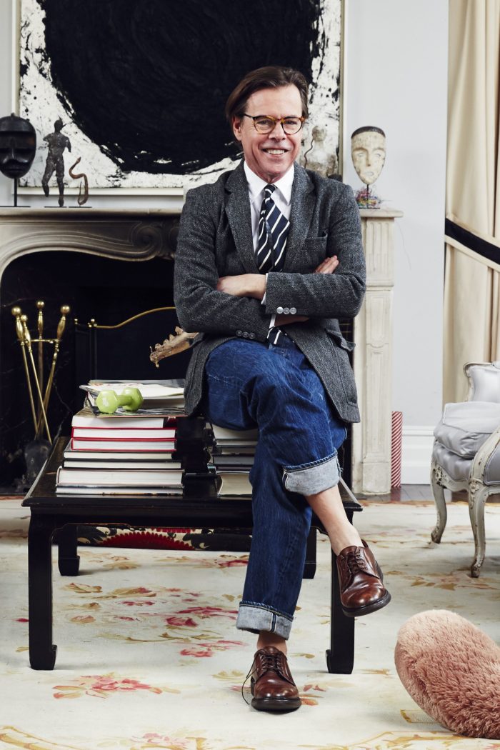 Look Andy Spade à l'américaine - jean,veste,derby