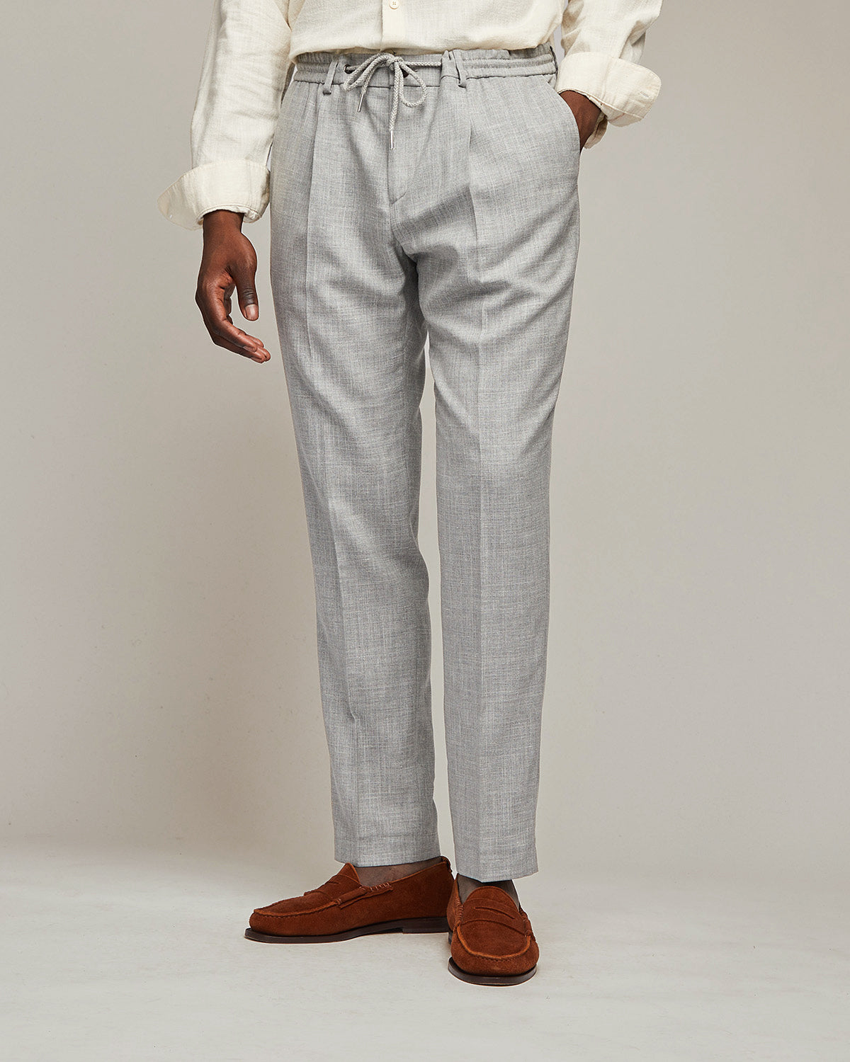 BRENO GRAY TROUSERS