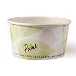 Food Container, 8 oz., Compostable, Ingeo PLA-Lined, 20/50/case