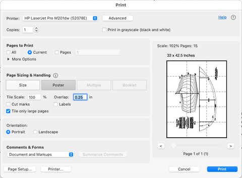 Tiling in Acrobat