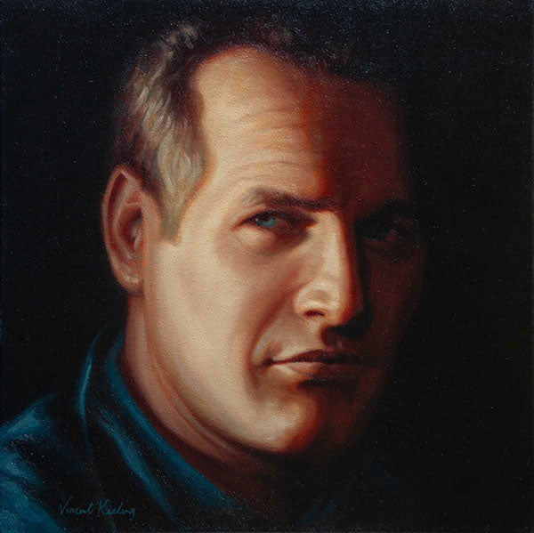 Painting of Paul Newman