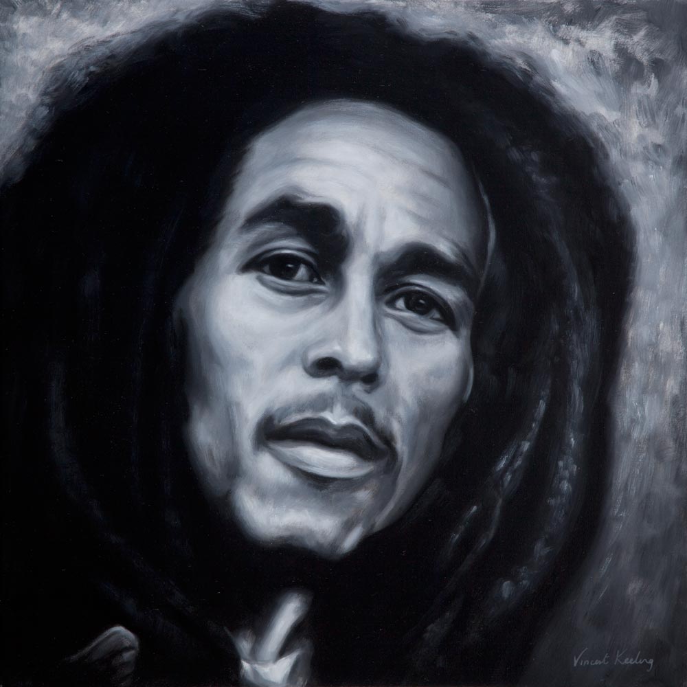 Bob Marley - Oil Painting – Vincent Keeling