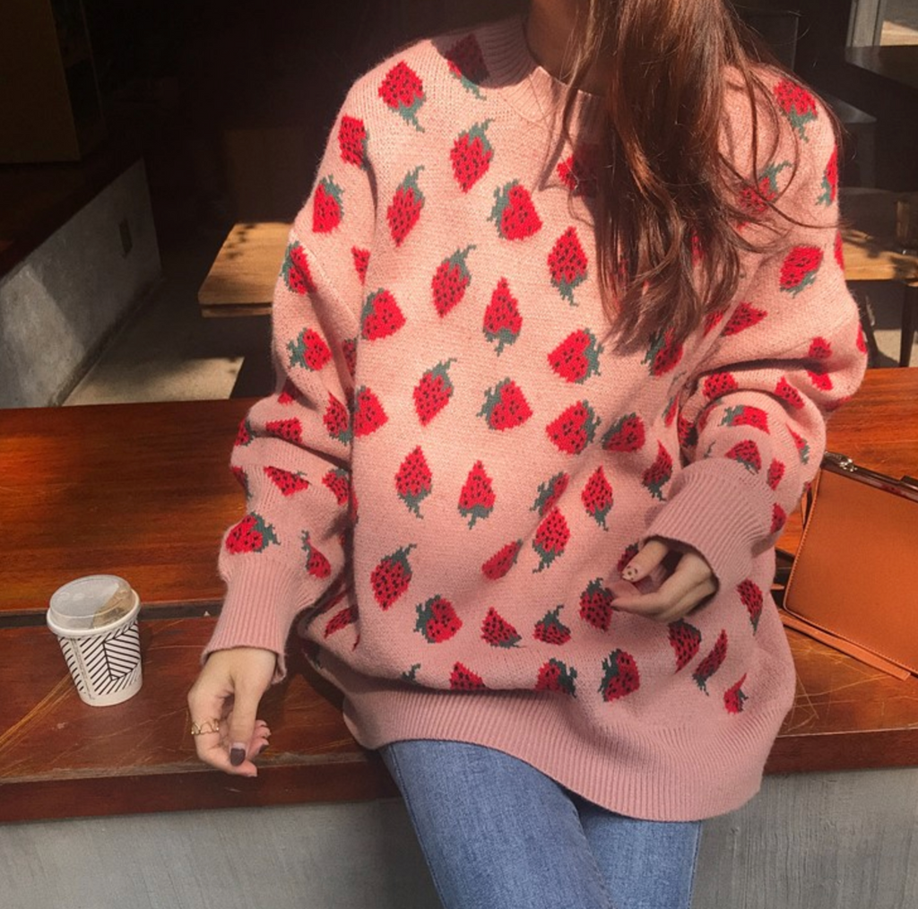 2019 KAWAII Strawberry Sweater – kokopiecoco