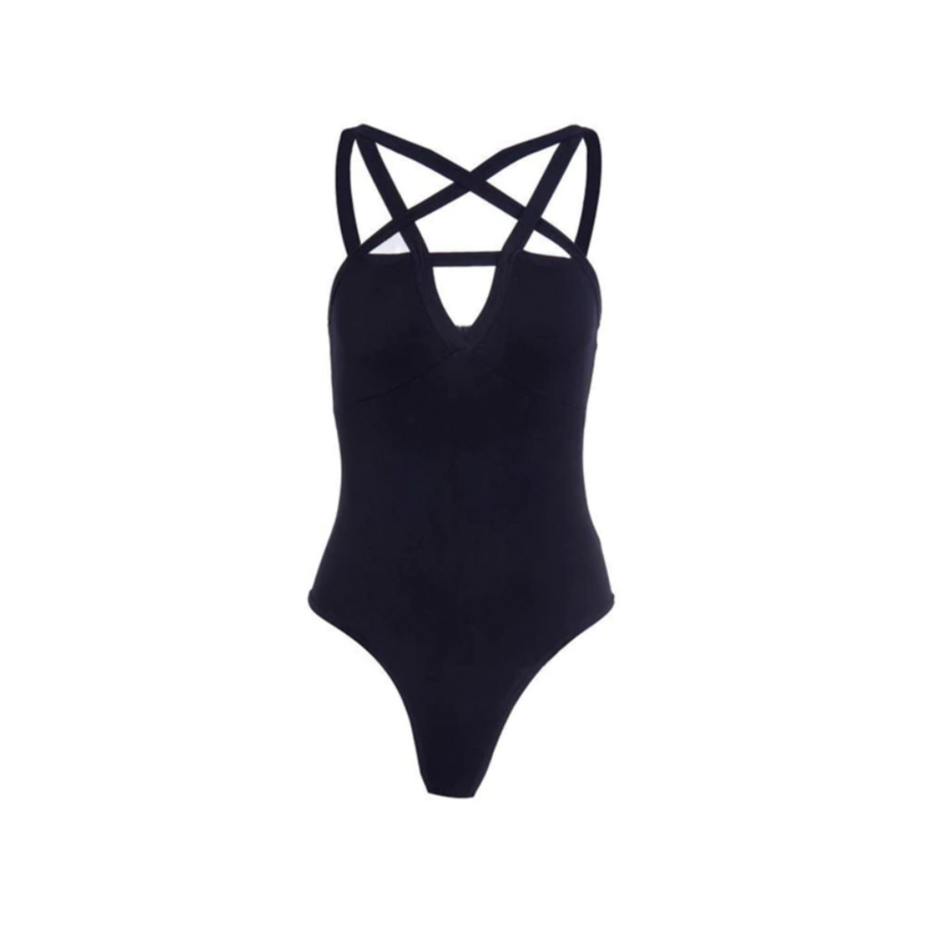 2019 NEW spring/summer GOTH STAR CUT OUT Bodysuit – kokopiecoco