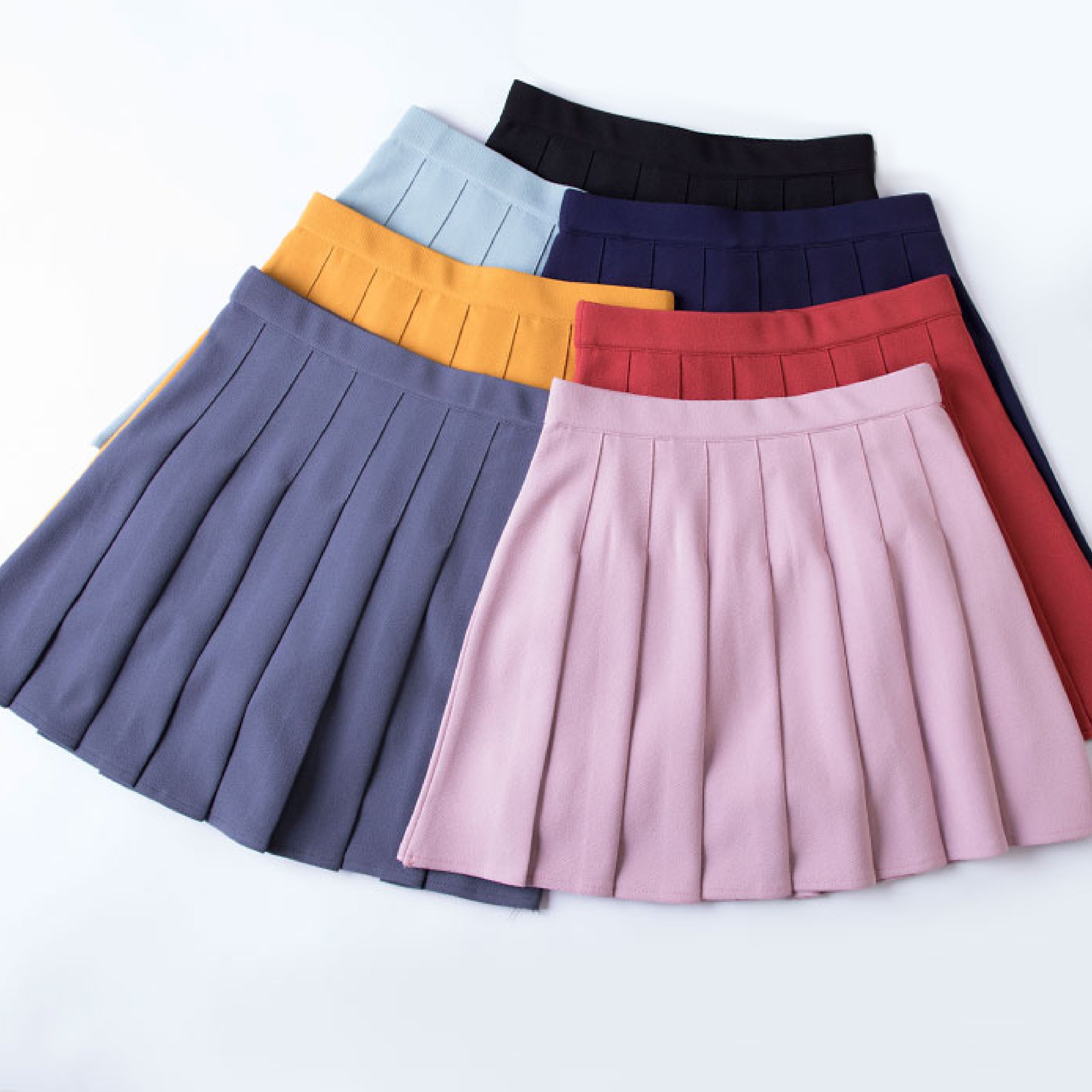 KAWAII SPRING SUMMER CANDY PLEATED SKIRT – kokopiecoco