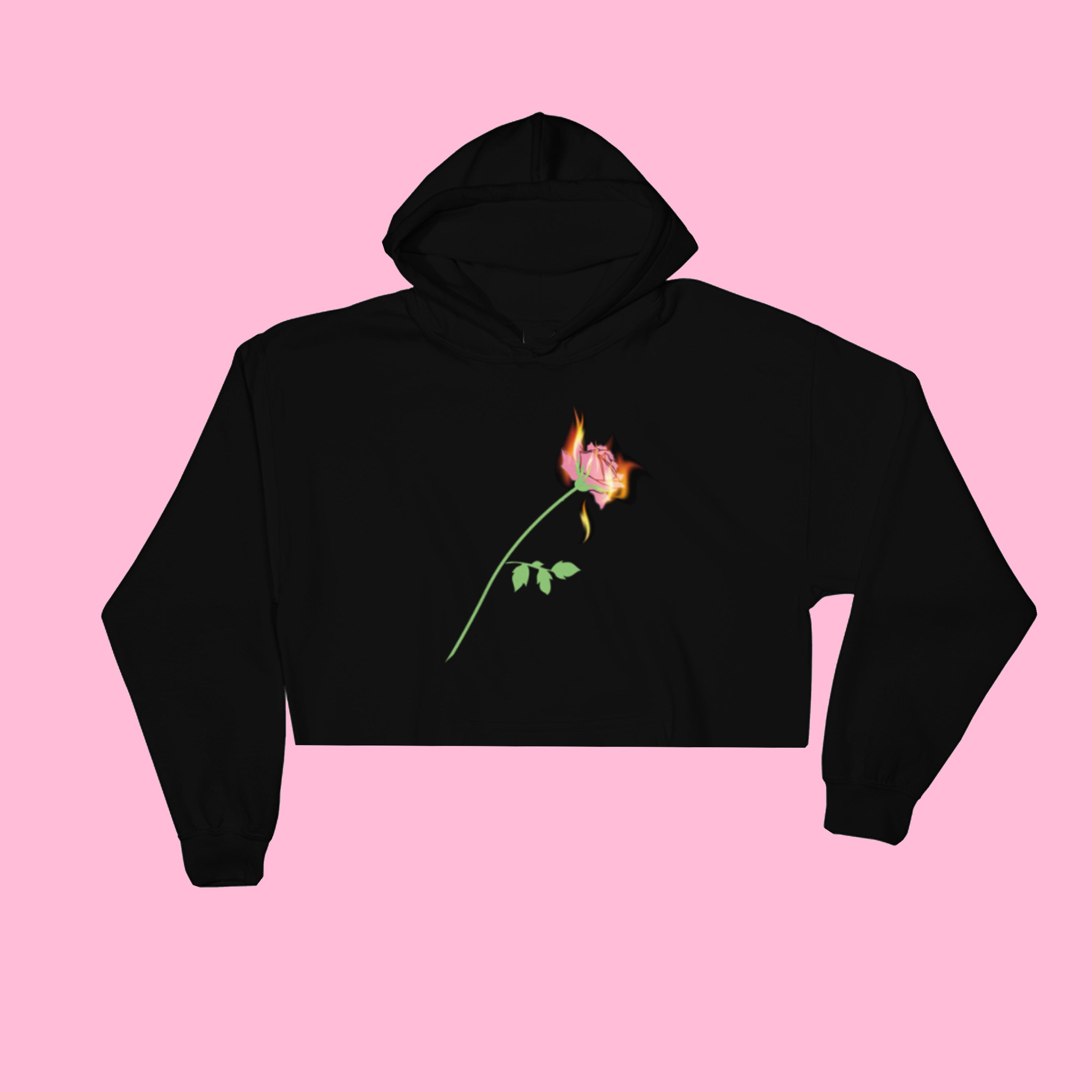 crop jumper hoodie