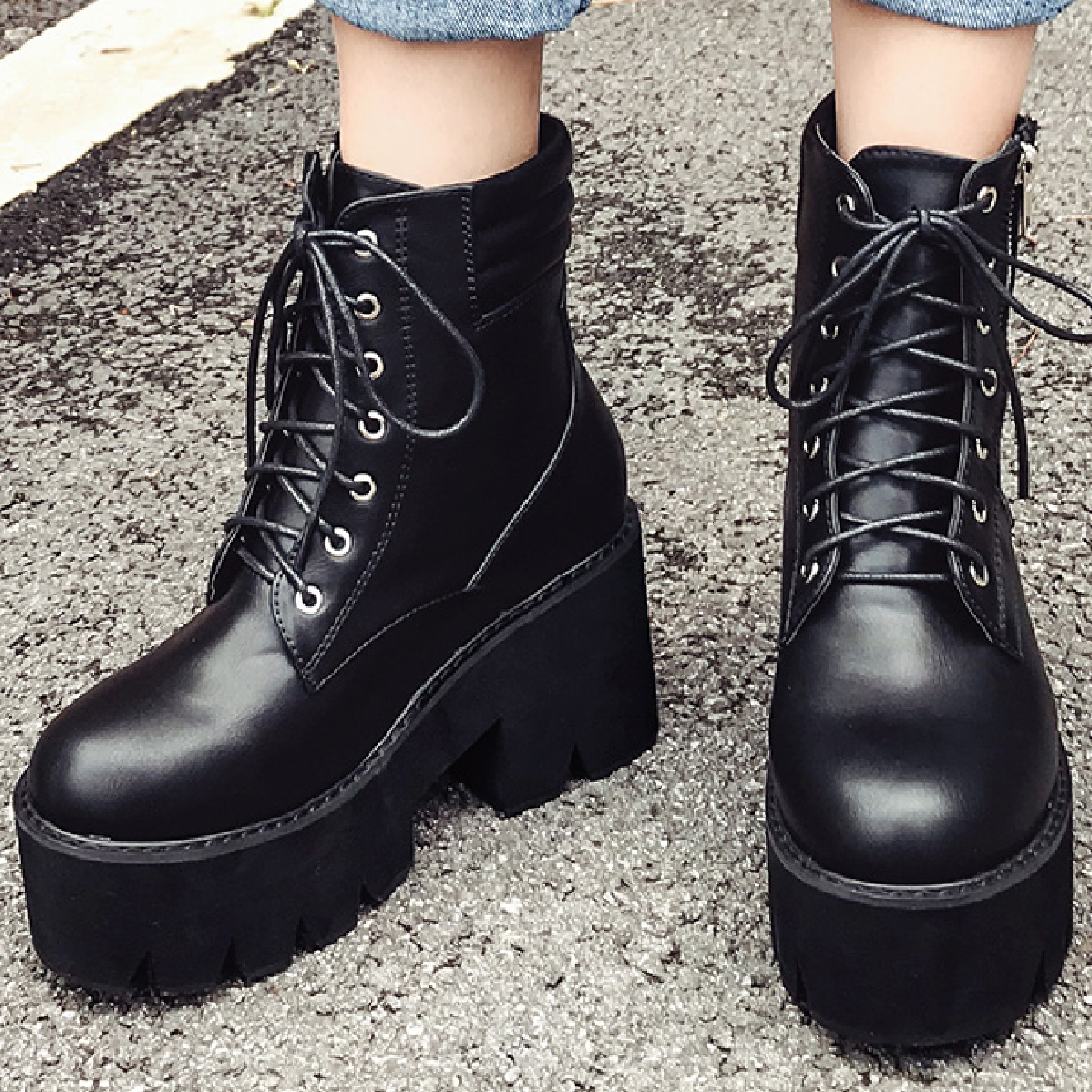 MUST HAVE FALL BOOTS SALE-Grunge COMBAT 
