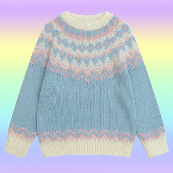 PASTEL 90S KIDS SWEATER – kokopiecoco