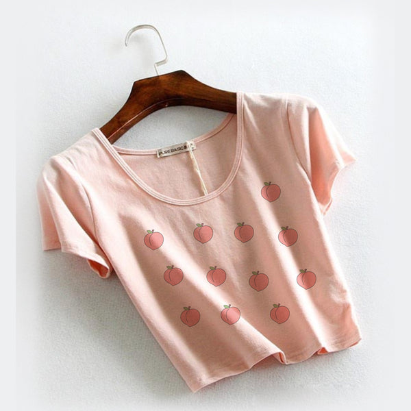 PEACHY PINK CROP TOP – kokopiecoco