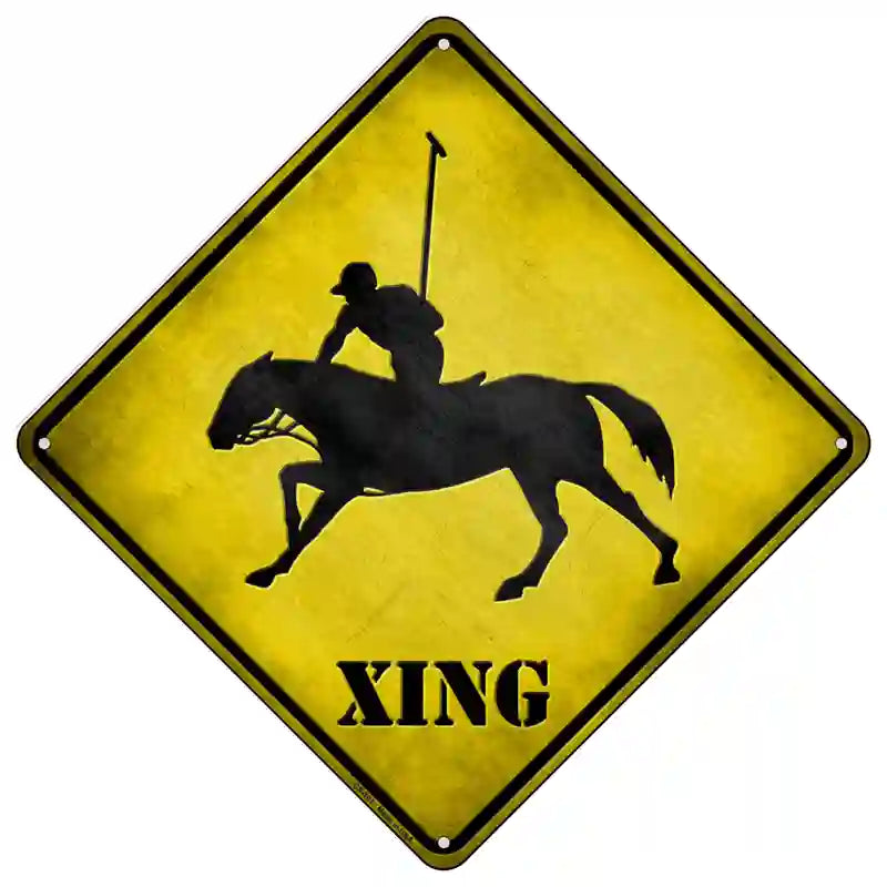 POLO Xing Novelty Metal Crossing Sign