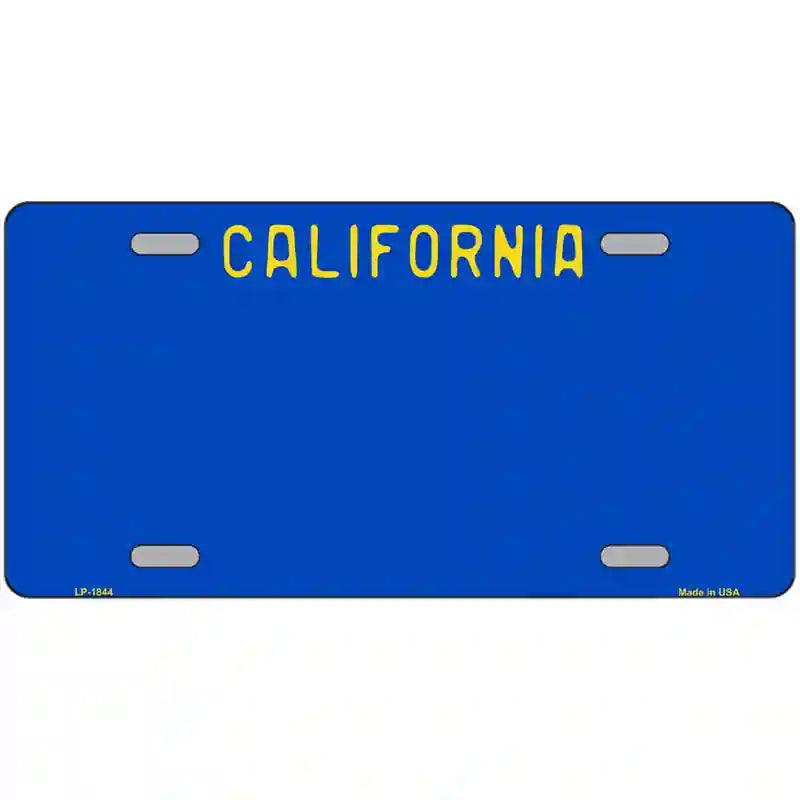 CALIFORNIA Blue State Metal Novelty License Plate
