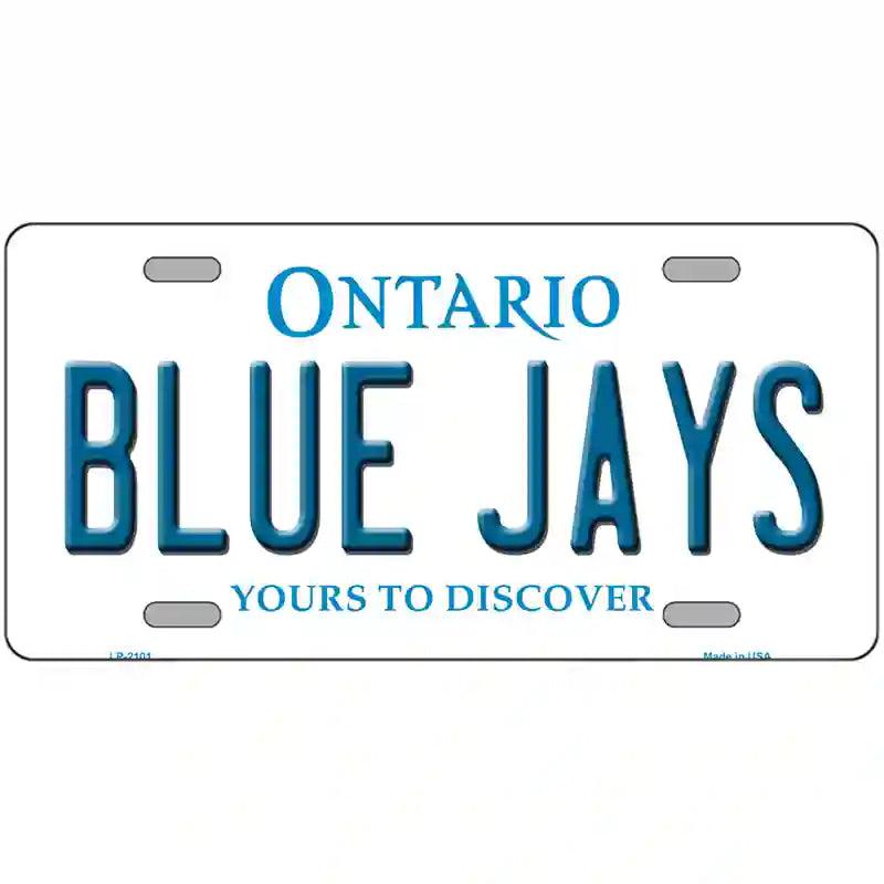 Blue Jays Toronto CANADA Province Metal Novelty License Plate