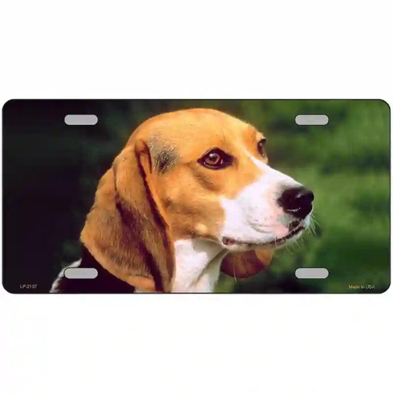 Beagle DOG Metal Novelty License Plate