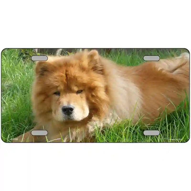 Chow Chow DOG Metal Novelty License Plate