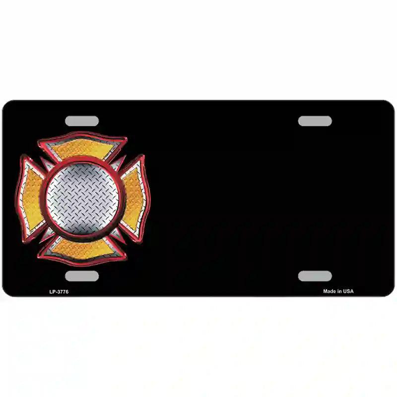 FirE MaltEsE Cross OffsEt MEtal NovElty LiCEnsE PlatE