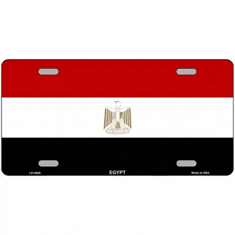 EGYPT Flag Metal Novelty License Plate