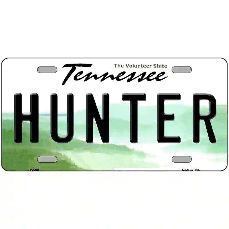 HUNTER Tennessee Novelty Metal License Plate
