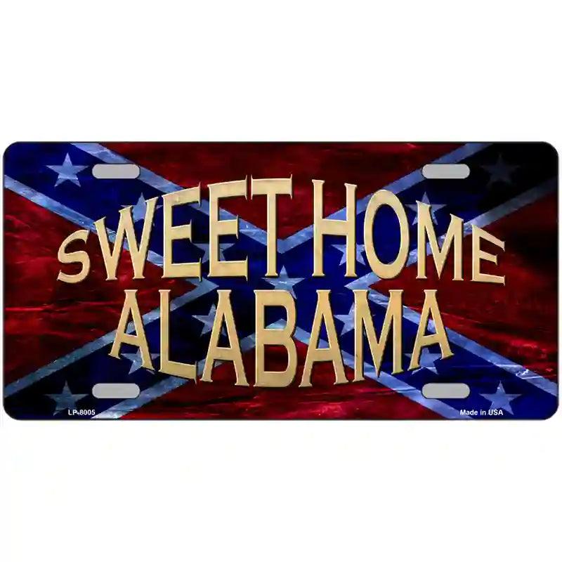 Sweet HOME Alabama Novelty Metal License Plate