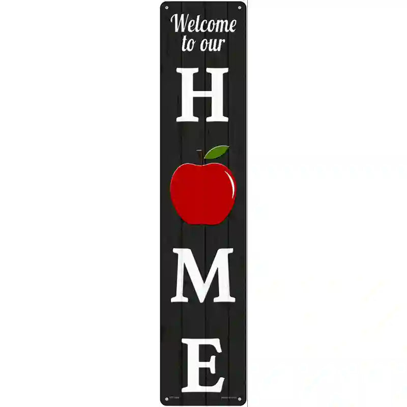 HOME Apple Novelty Metal Street Sign