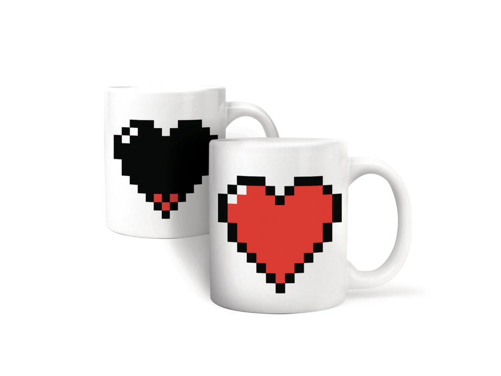 Pixel Heart Mugs