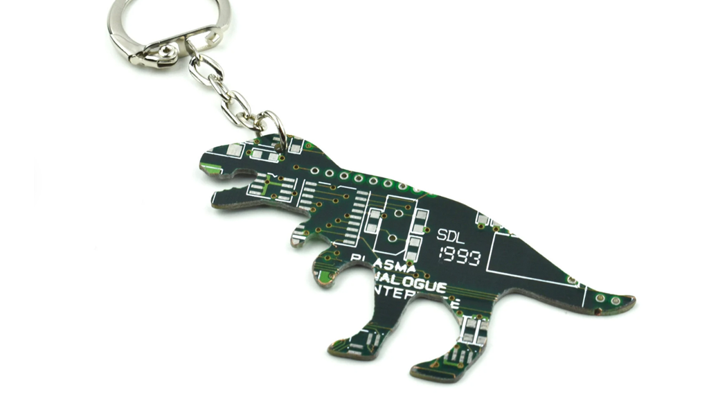 Geeky Dad Gift Idea: Circuit Board Keychain