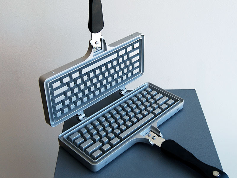 Plancha para gofres con teclado