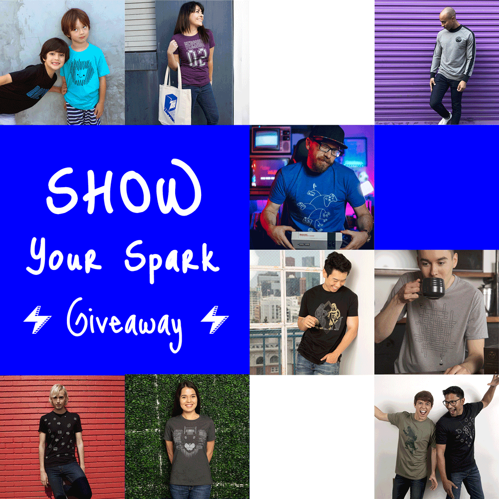 Enter the Show Your Spark T-shirt Giveaway