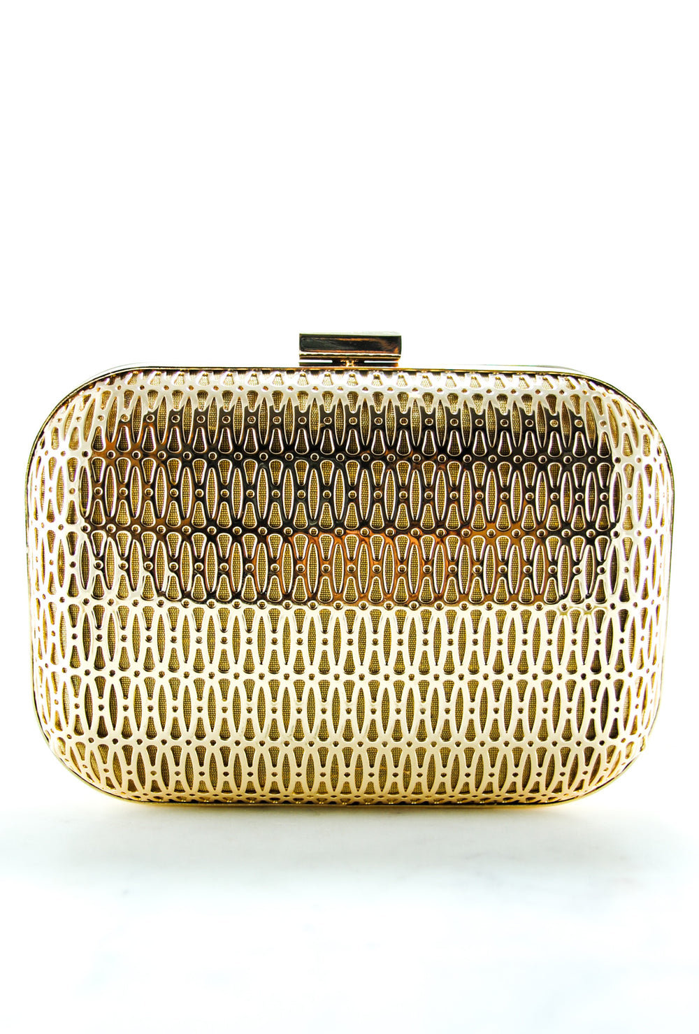 Home CLUTCHES Gold metal Clutch