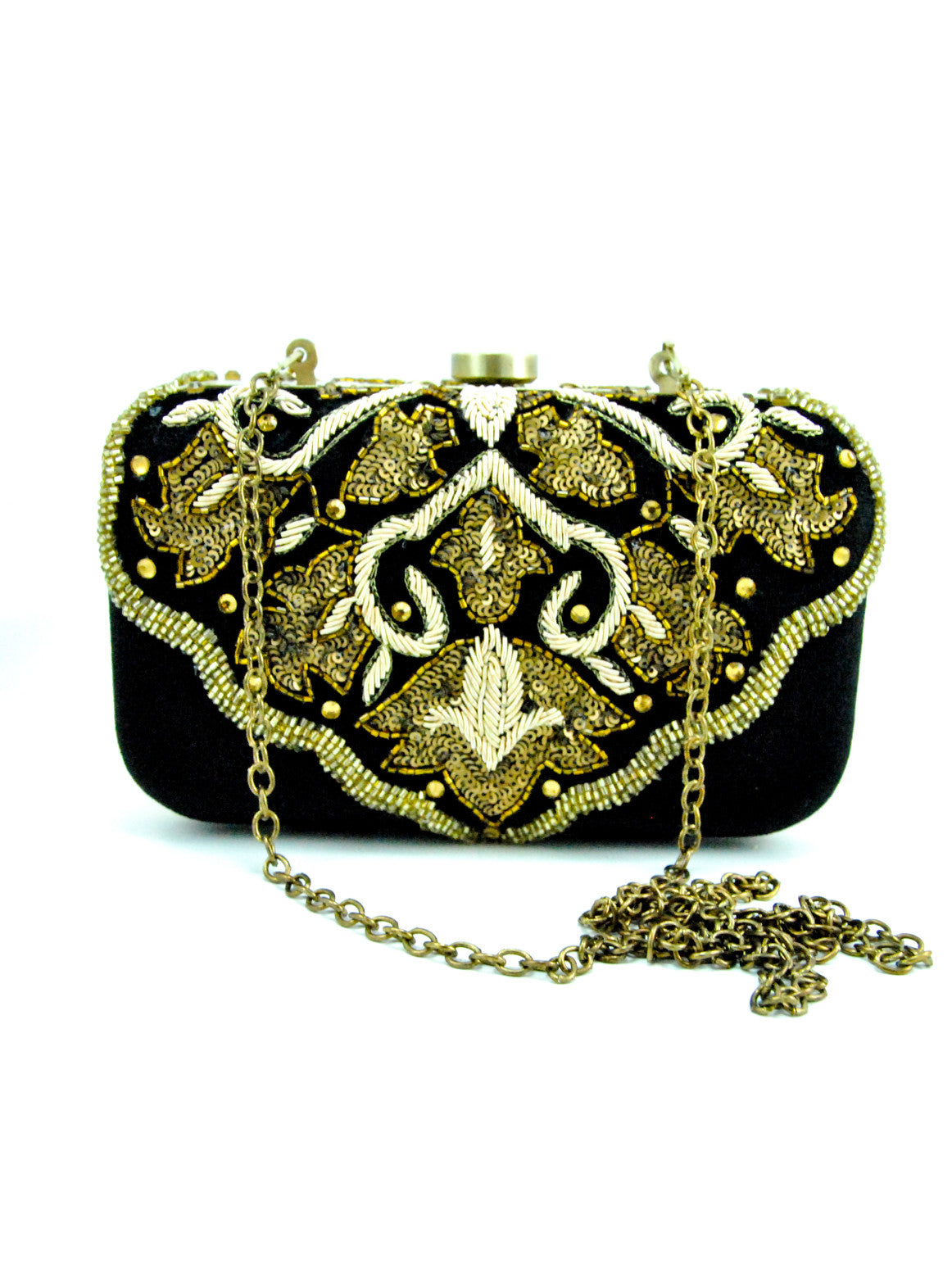 Agate Metal Clutch - Desi Royale