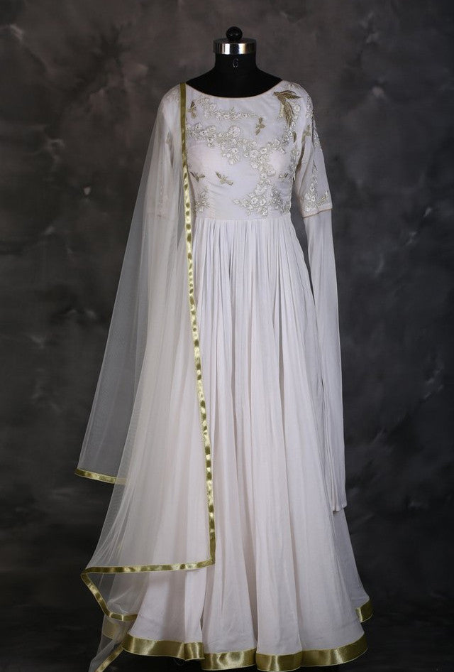 white indian designer dresses