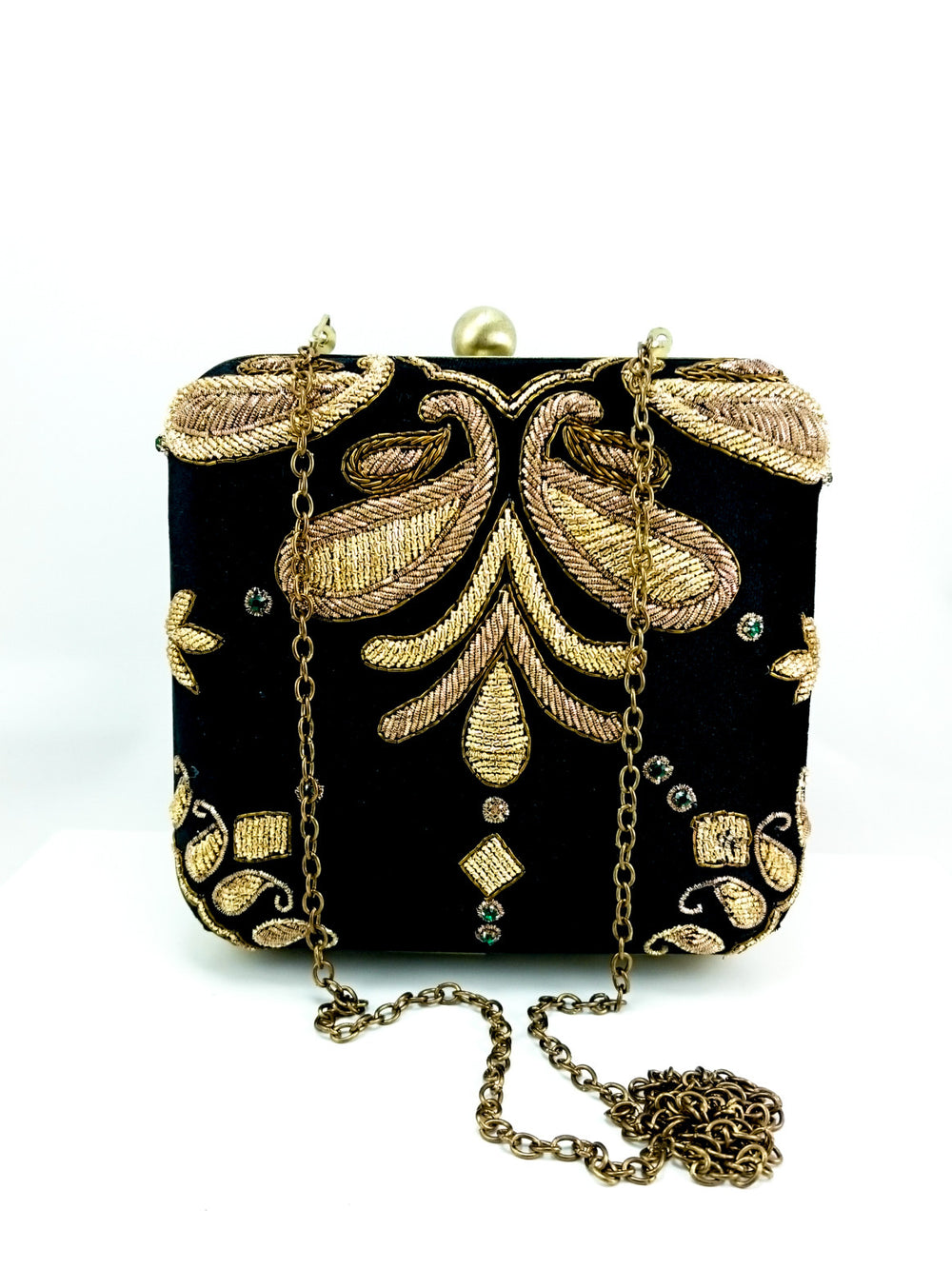 Black Wedding Clutch