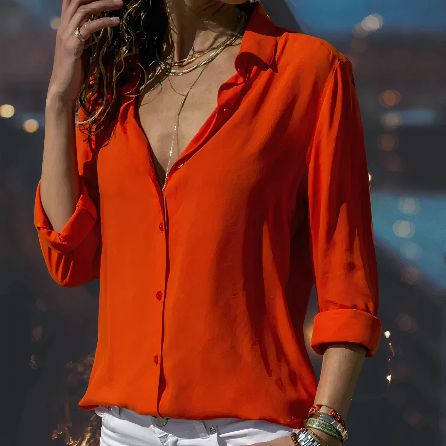 Wolff Chiffon Blouse