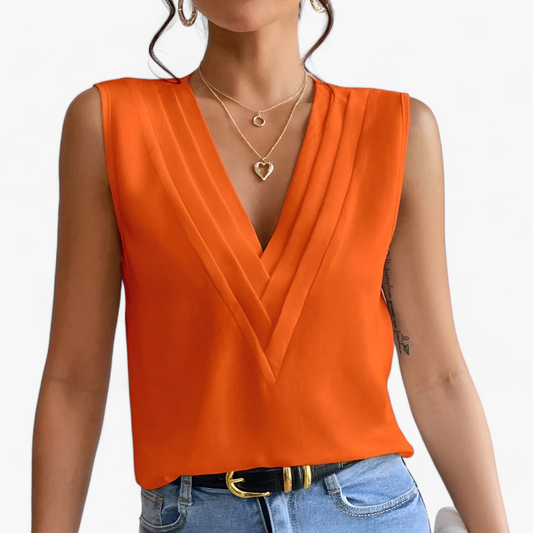 Stylish Sleeveless Blouse
