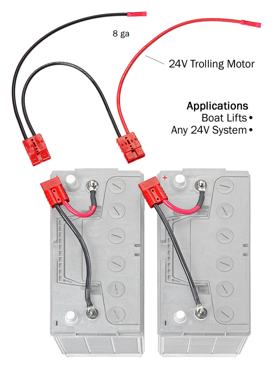 24 Volt Trolling Motor Connection Kit (with out On-Board Charging