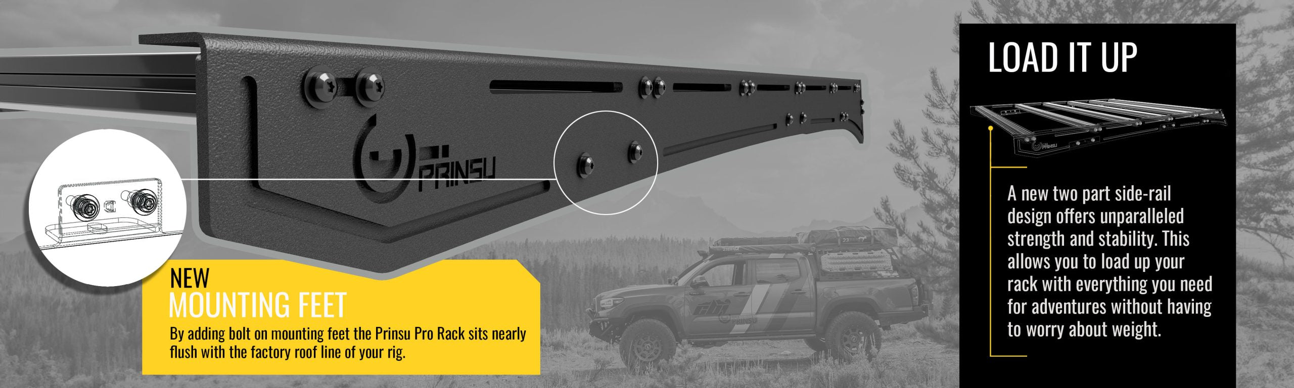 Prinsu Pro Toyota Tacoma Cab Rack | 2005-2023 - New Side Rails.jpeg